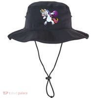 Dabbing Unicorn Bowling  Bucket Hat thumb 0