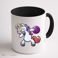 Dabbing Unicorn Bowling  Coffee Mug thumb 1