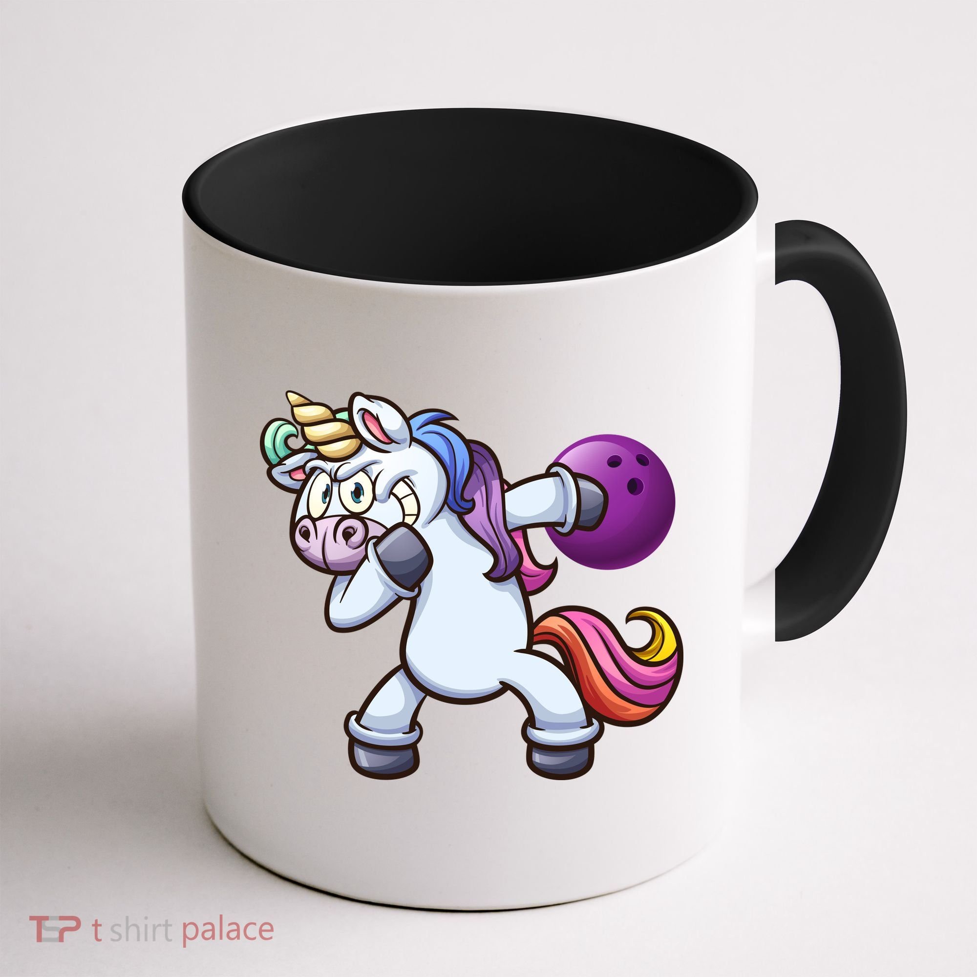 Dabbing Unicorn Bowling  Coffee Mug