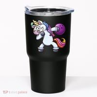 Dabbing Unicorn Bowling  Tumbler thumb 0