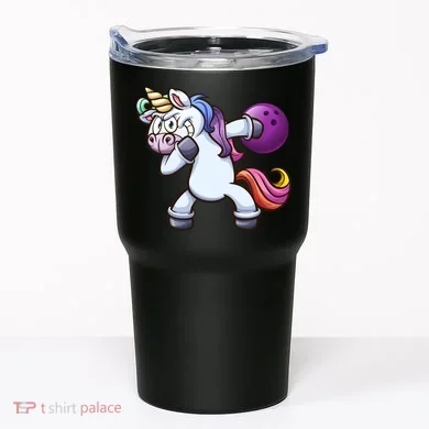 Dabbing Unicorn Bowling  Tumbler