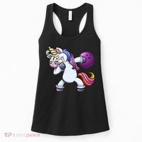 Dabbing Unicorn Bowling  Women's Tank Top thumb 0
