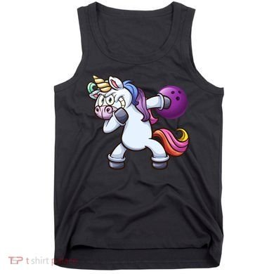 Dabbing Unicorn Bowling  Tank Top