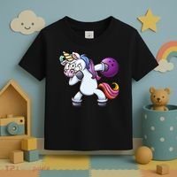 Dabbing Unicorn Bowling  Toddler T-Shirt thumb 3