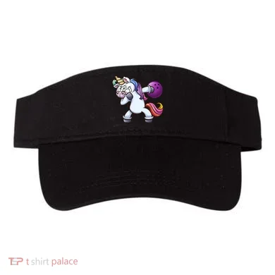 Dabbing Unicorn Bowling  Visor