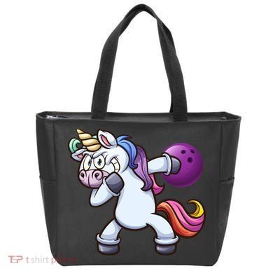 Dabbing Unicorn Bowling  Tote Bag