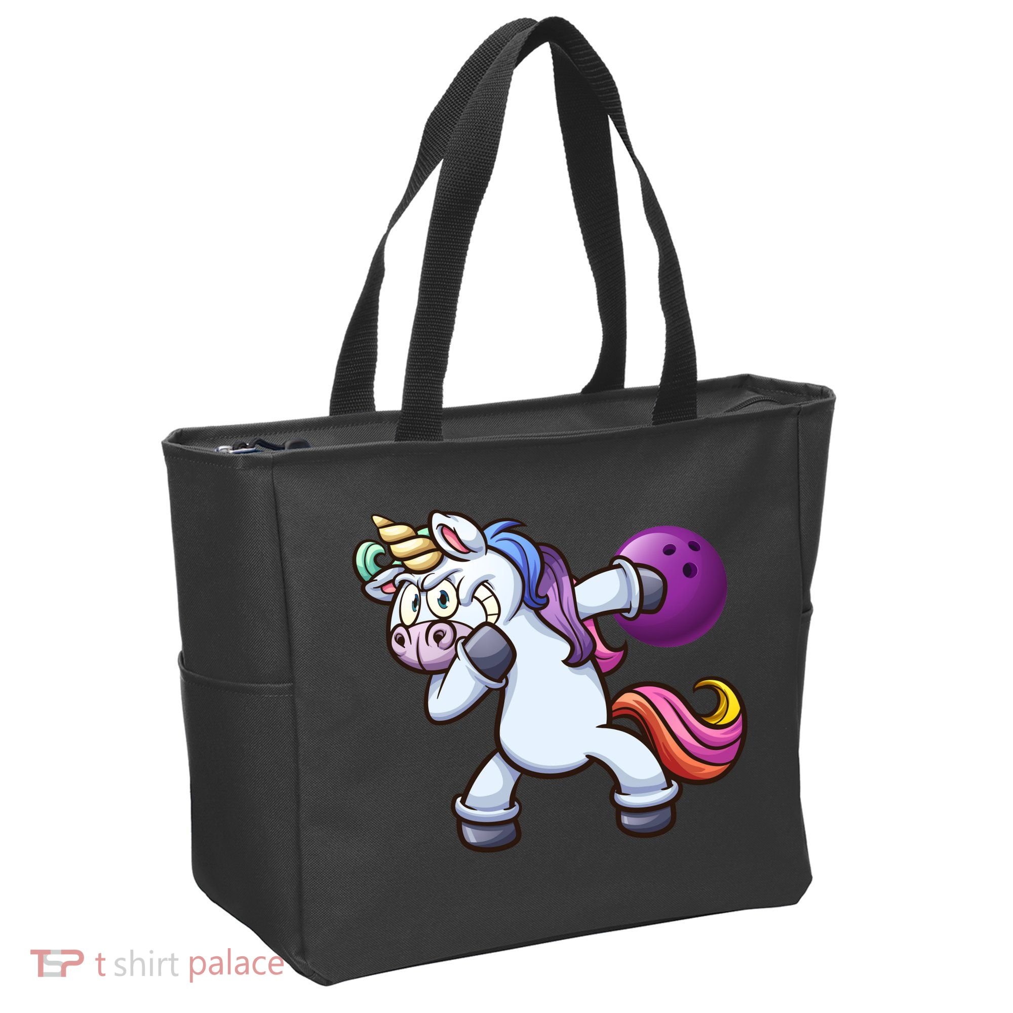 Dabbing Unicorn Bowling  Tote Bag