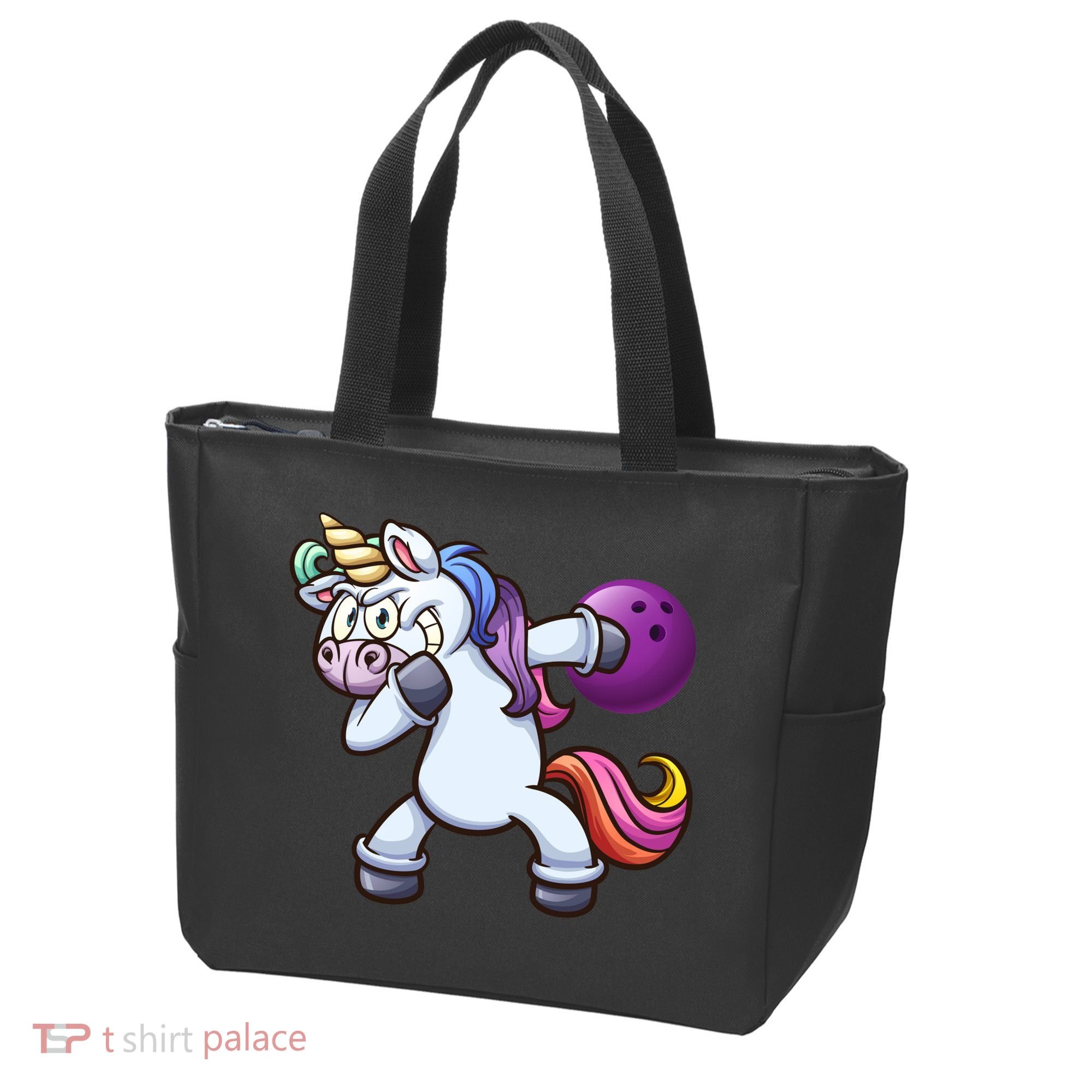 Dabbing Unicorn Bowling  Tote Bag
