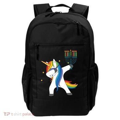 Dabbing Unicorn Hanukkah Backpack