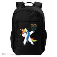 Dabbing Unicorn Hanukkah Backpack thumb 0