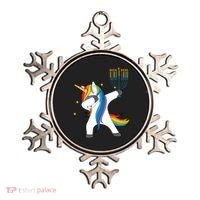 Dabbing Unicorn Hanukkah Ornament thumb 0