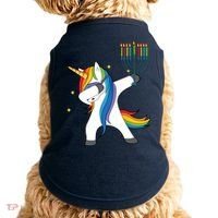 Dabbing Unicorn Hanukkah Doggie Tank thumb 0