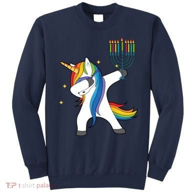Dabbing Unicorn Hanukkah Sweatshirt