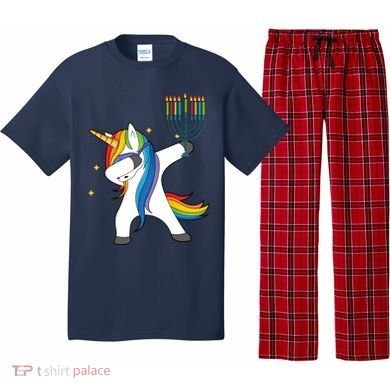 Dabbing Unicorn Hanukkah Pajama Set