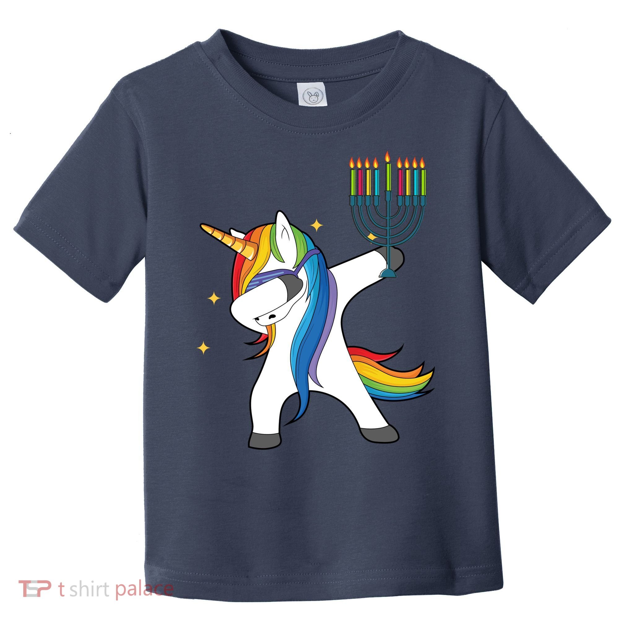 Dabbing Unicorn Hanukkah Toddler T-Shirt