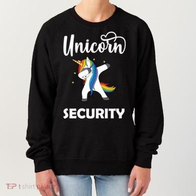 Dabbing Unicorn Security Women's Sweatshirt