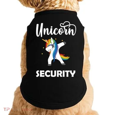 Dabbing Unicorn Security Doggie Tank