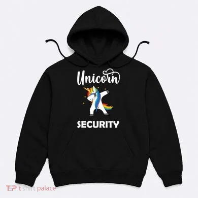 Dabbing Unicorn Security Hoodie