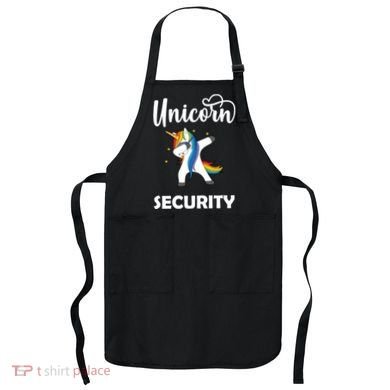Dabbing Unicorn Security Apron