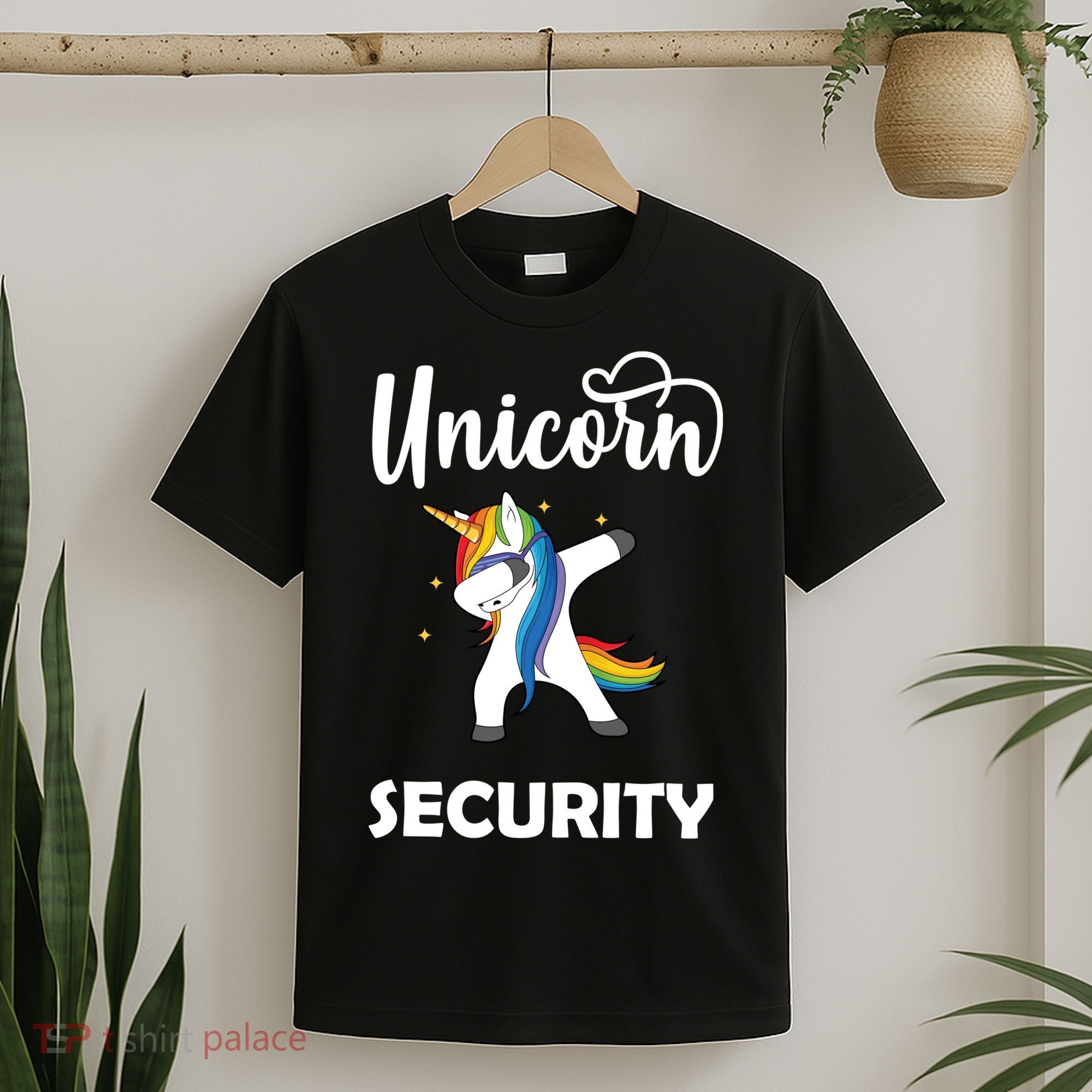 Dabbing Unicorn Security T-Shirt