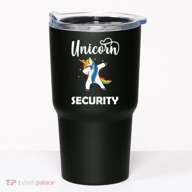 Dabbing Unicorn Security Tumbler