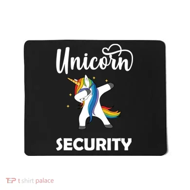 Dabbing Unicorn Security Mousepad