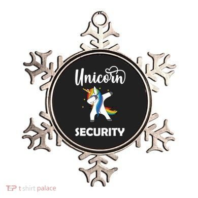 Dabbing Unicorn Security Ornament