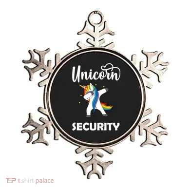 Dabbing Unicorn Security Ornament
