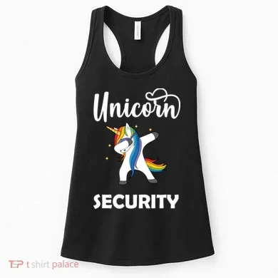 Dabbing Unicorn Security Women's Tank Top
