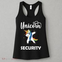Dabbing Unicorn Security Women's Tank Top thumb 3