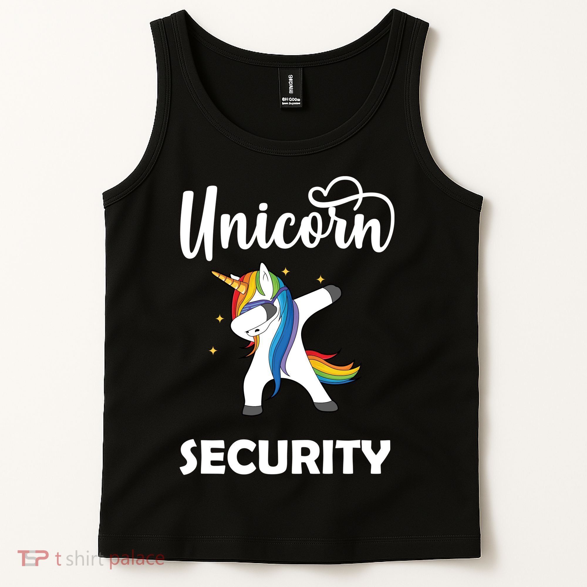 Dabbing Unicorn Security Tank Top