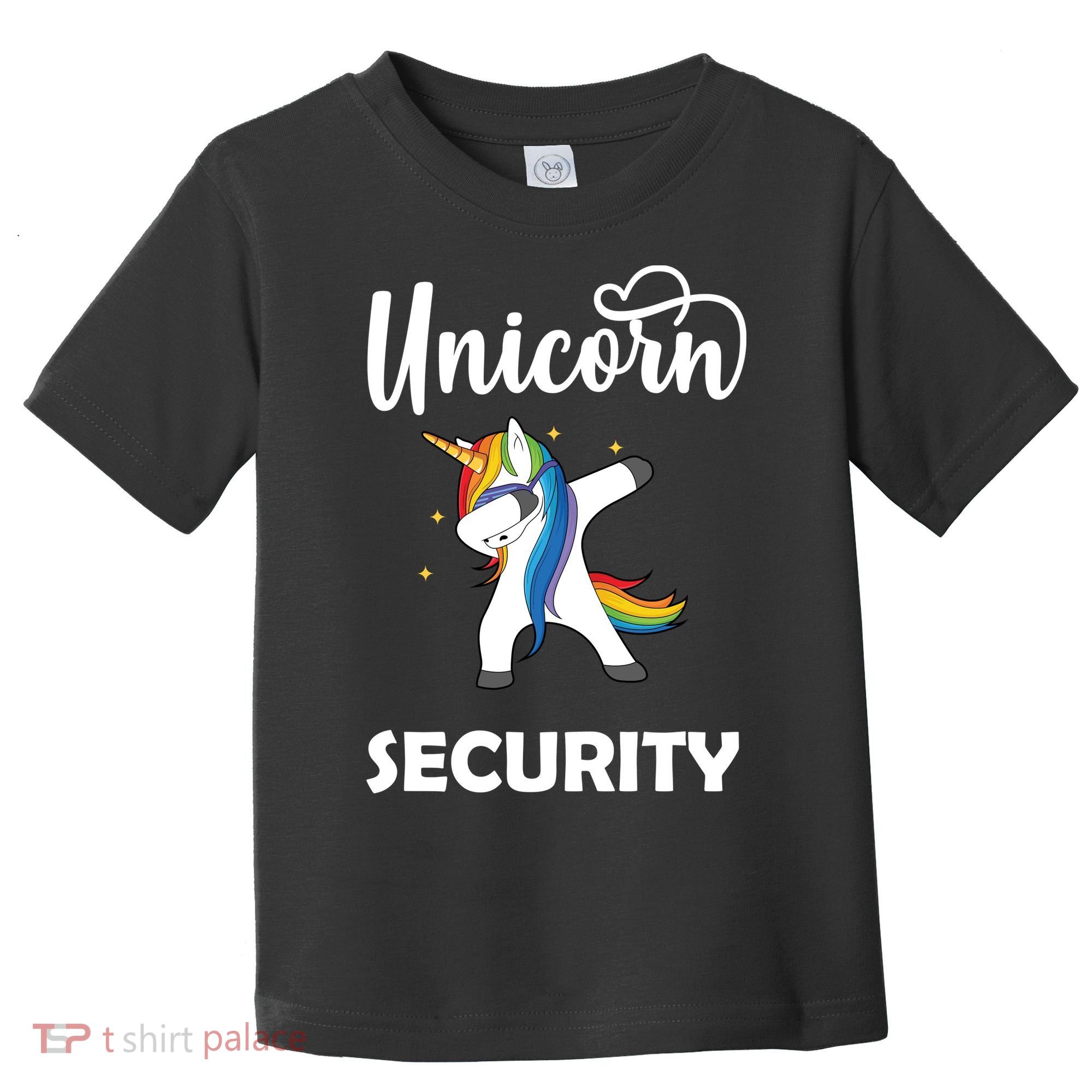 Dabbing Unicorn Security Toddler T-Shirt