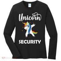 Dabbing Unicorn Security Women's Long Sleeve Shirt thumb 0