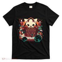 Dungeon And Cats Tabletop Gaming Role Player T-Shirt thumb 0