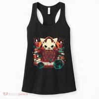 Dungeon And Cats Tabletop Gaming Role Player Women's Tank Top thumb 0