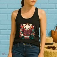 Dungeon And Cats Tabletop Gaming Role Player Women's Tank Top thumb 2