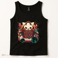 Dungeon And Cats Tabletop Gaming Role Player Tank Top thumb 2