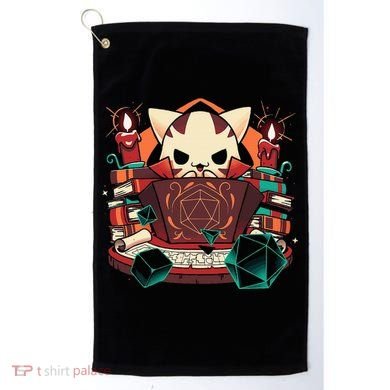Dungeon And Cats Tabletop Gaming Role Player Golf Towel