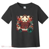 Dungeon And Cats Tabletop Gaming Role Player Toddler T-Shirt thumb 0