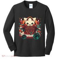 Dungeon And Cats Tabletop Gaming Role Player Kids Long Sleeve Shirt thumb 0
