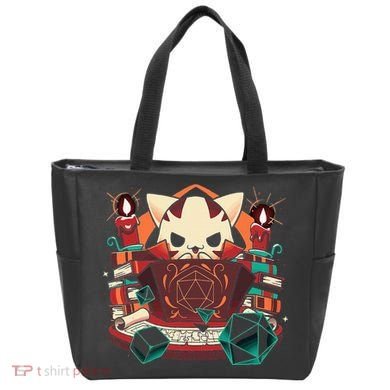 Dungeon And Cats Tabletop Gaming Role Player Tote Bag
