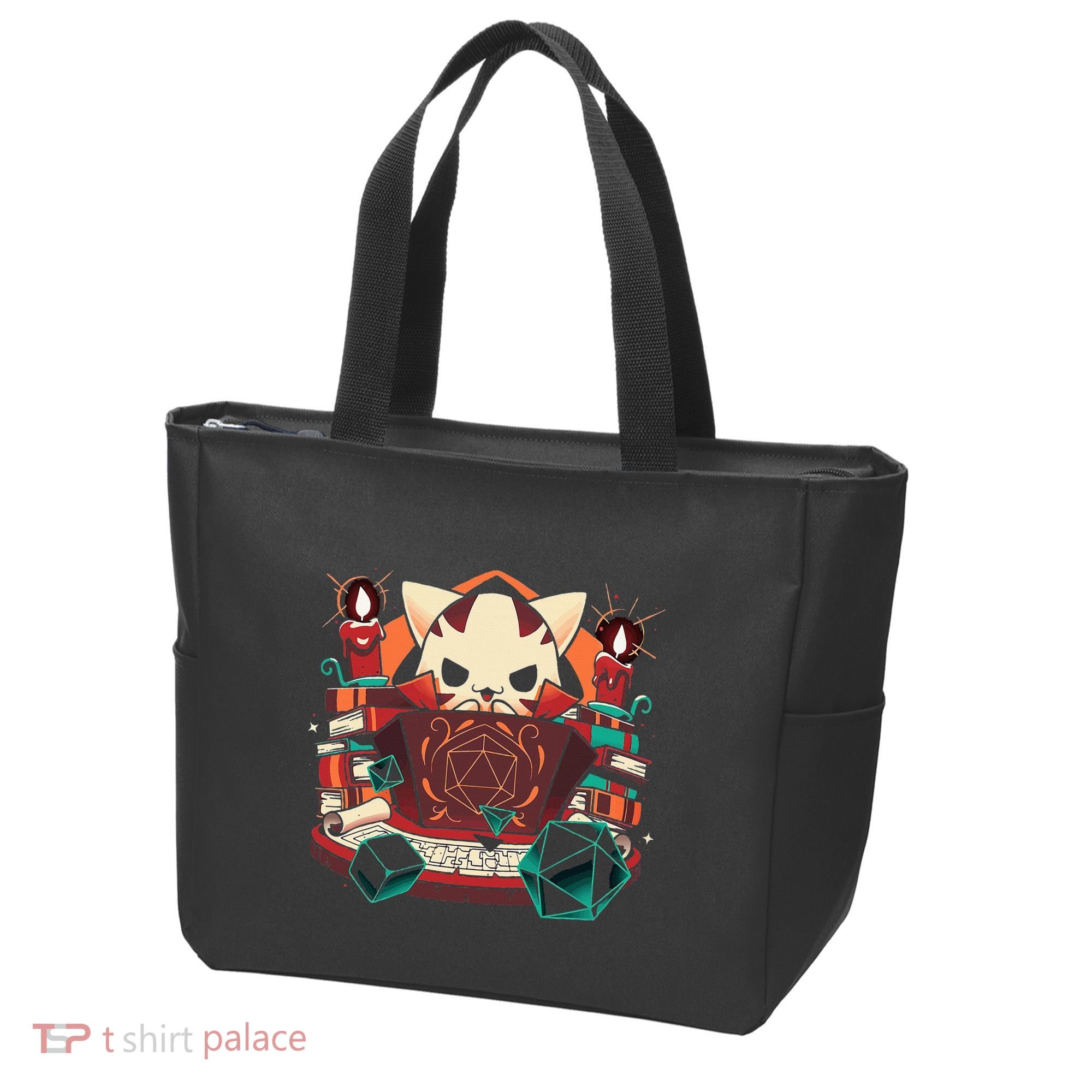 Dungeon And Cats Tabletop Gaming Role Player Tote Bag