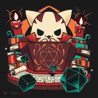 Dungeon And Cats Tabletop Gaming Role Player Tote Bag thumb 4