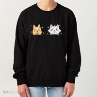 Dog And Cat Cute Animal Lover Women's Sweatshirt thumb 0