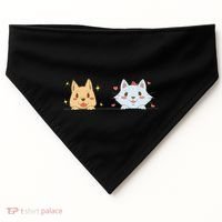 Dog And Cat Cute Animal Lover USA-Made Doggie Bandana thumb 0