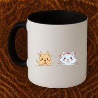 Dog And Cat Cute Animal Lover Coffee Mug thumb 2