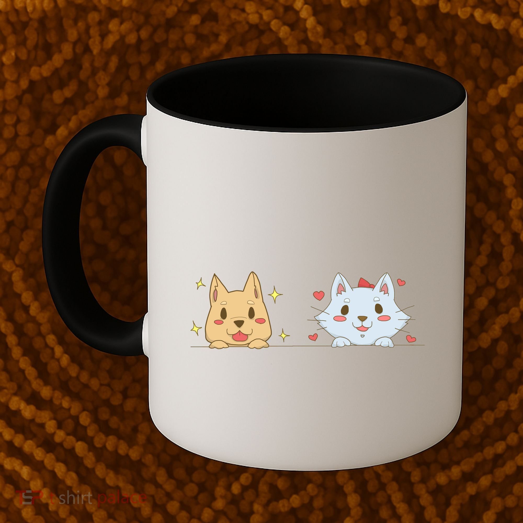 Dog And Cat Cute Animal Lover Coffee Mug