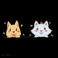Dog And Cat Cute Animal Lover Coffee Mug thumb 5