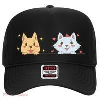 Dog And Cat Cute Animal Lover Hat thumb 0