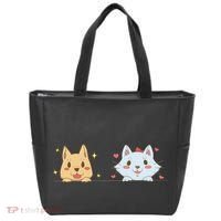 Dog And Cat Cute Animal Lover Tote Bag thumb 0